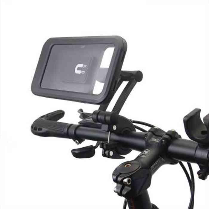 360 Degree Waterproof Mobile Holder for Bike & Cycle (Black)
